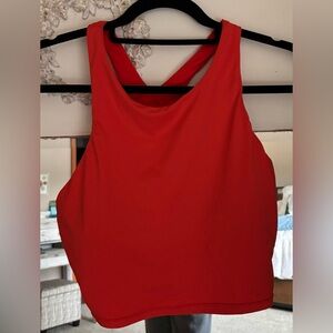 Athleta Conscious Crop - Coral - size M